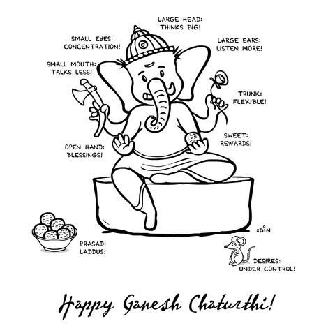 Ganesha cartoon