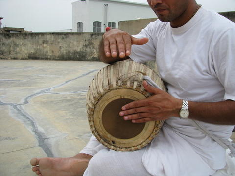 Bengali khol (double-headed barrel drum)